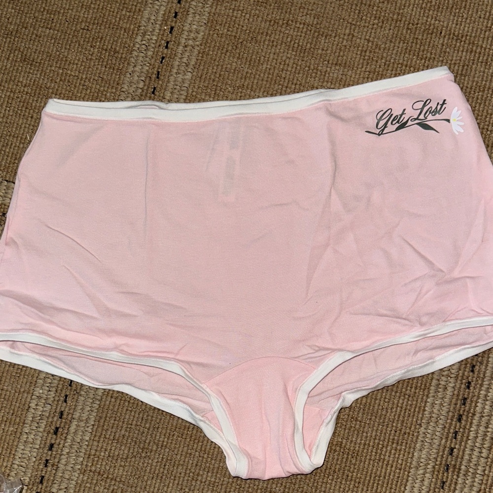 PINK Victoria's Secret Light Pink High-Waist Panties